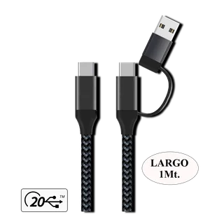 CABLE USB C MACH-A/C MACH 1M 3A - Vista 1