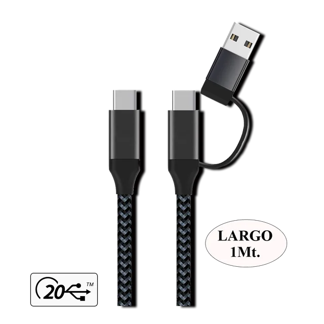 CABLE USB C MACH-A/C MACH 1M 3A