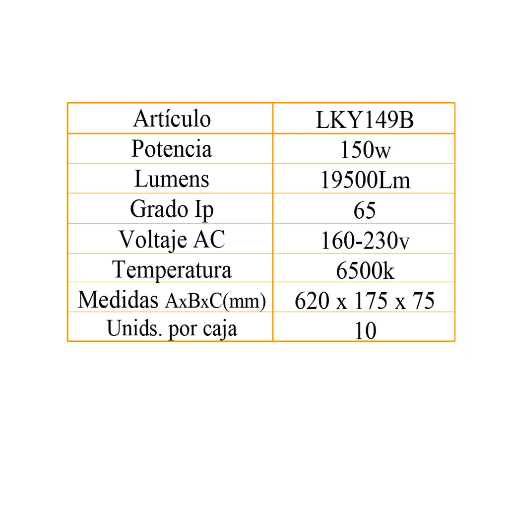 LUMINARIA DE ALUMBRADO PUBLICO 150W
