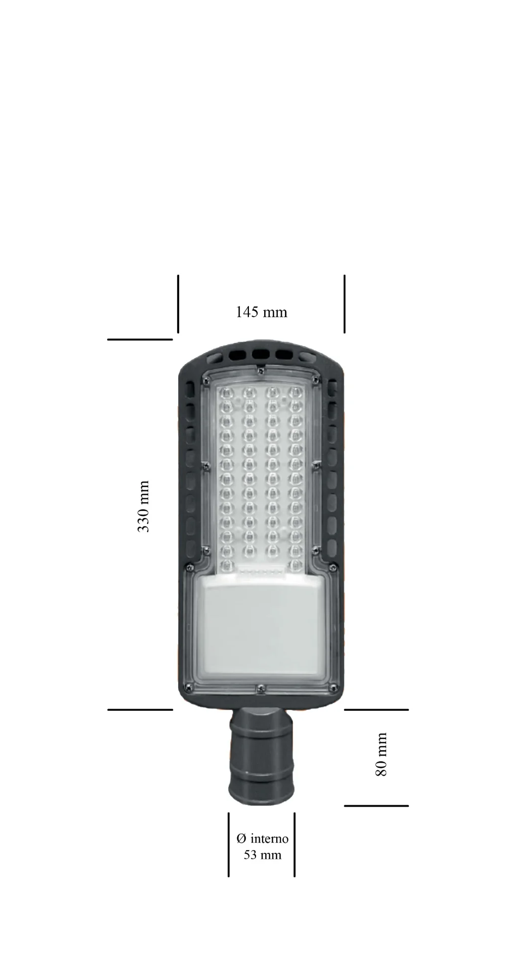 LUZ ALUMBR PUBLI LED JA-4050 50W