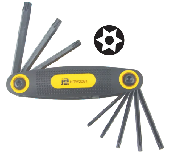 SET D/8 DESTORNILLADORES TORX HUECO