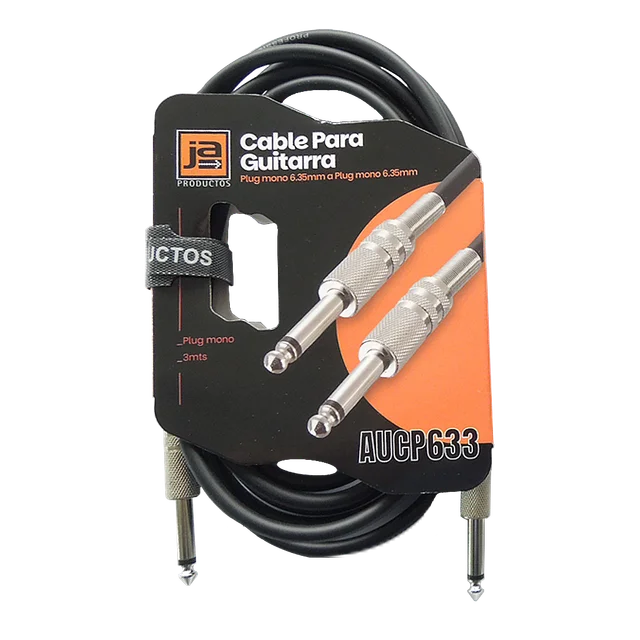 CABLE GUIT PLUG 6,3M-PLUG 6,3M - 3M
