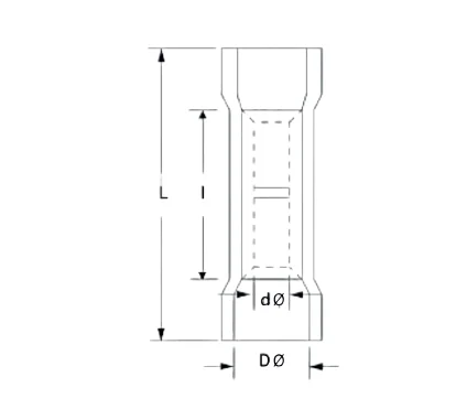 TERMINAL UNION AISLADO D.4,9 D.2,3MM AZUL