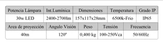 REFLECTOR LED 30W SMD BCO FRIO - Vista 1