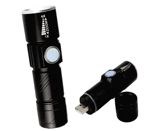 LINTERNA LED SMD JA1701 CARG USB 3W - Vista 2