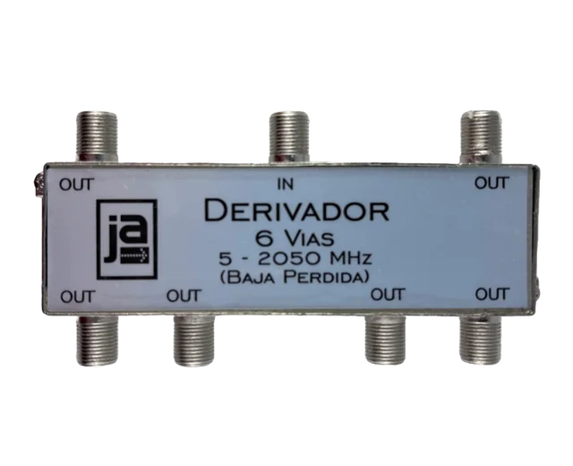 * DERIVADOR CATV 5-2050MHZ 6VIAS