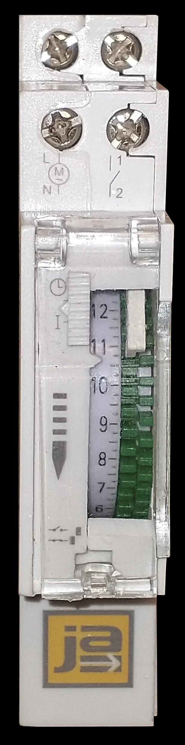 TIMER MECANICO P/RIEL DIN JA-1675