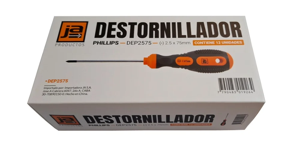 DESTORNILLADOR PHILIPS 2,5x75MM