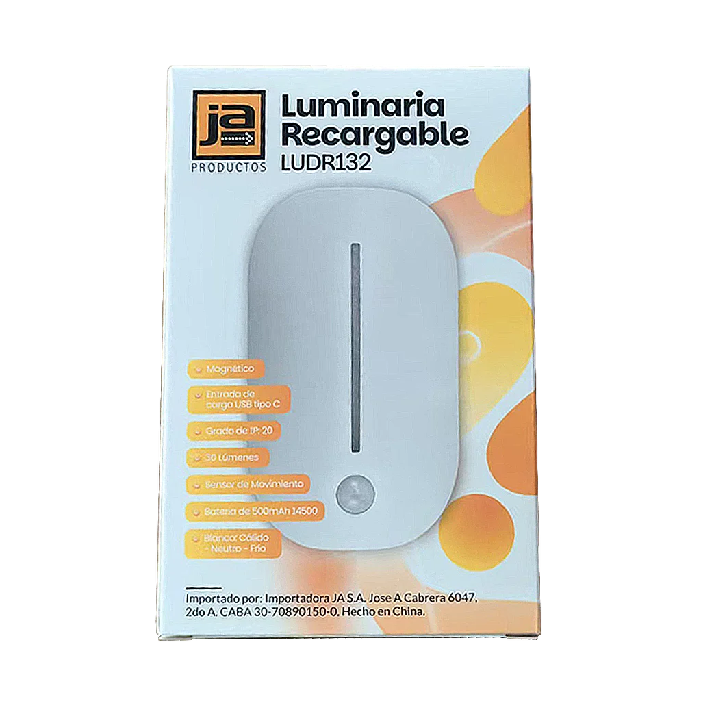 LUMINARIA RECARGABLE BIDIRECCIONAL