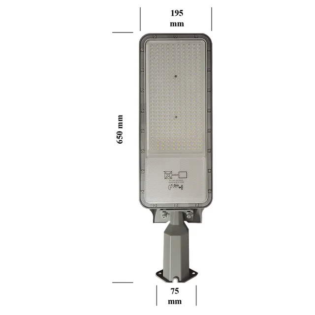 LUZ LED P/ALUMBRADO PUBLICO DE 200w C/SENSOR CREPUSCULAR.