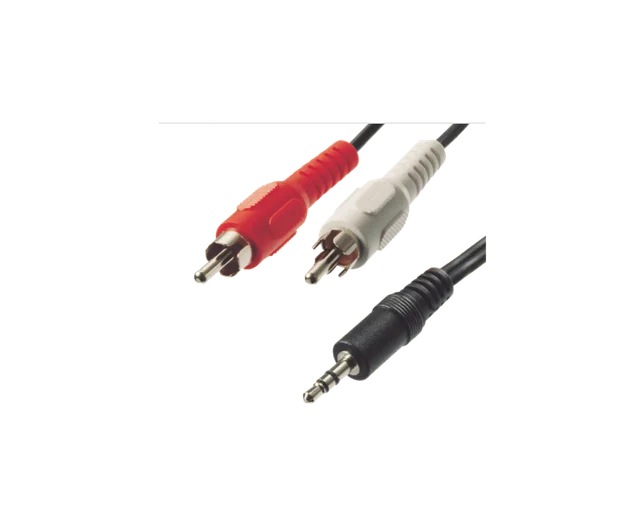 CABLE PLUG 3,5ST-2RCA MACH 1,8MTS