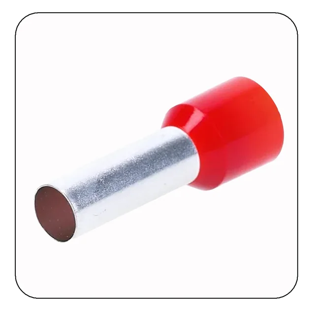TERMINAL TUBULAR 4MM2 AISLAD ROJO