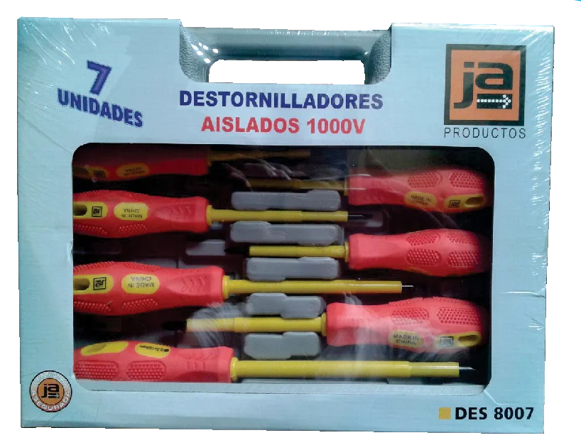 SET DE DEST. AISLADOS 1000V POR 7 U