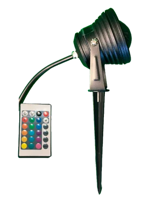 LUZ LED 10W ESTACA PARA JARDIN RGB - Vista 1
