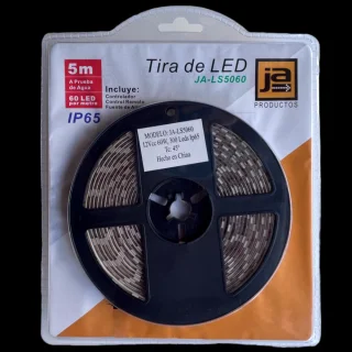 TIRA LED 12V 5M RGB JA-506G C/FTE - Vista 2
