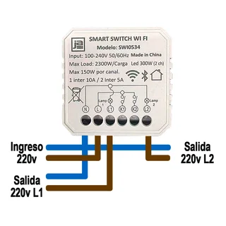 * MINI SMART SWITCH WIFI - Vista 3