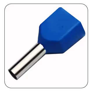 TERMINAL AIS. TUB. DOBLE 2X1 AZUL - Vista 1