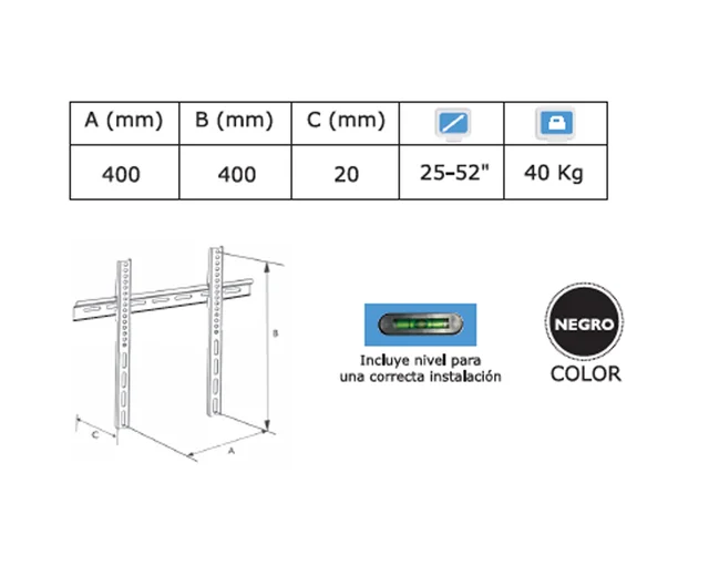 SOPORTE PARA LCD FIJO JA-506X