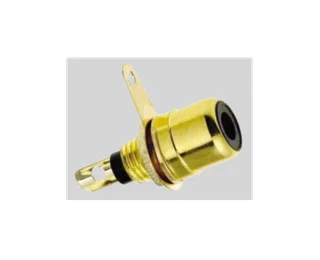 RCA HEMBRA CHASIS DORADO NEGRO - Vista 1