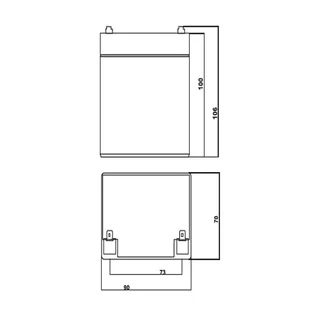 BATERIA ELECTROL.ABSORBIDO 12V-4.5A - Vista 1