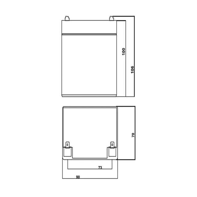 BATERIA ELECTROL.ABSORBIDO 12V-4.5A