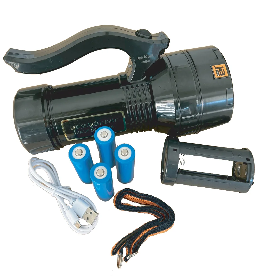 LINTERNA JA-1908 10W USB RECARG