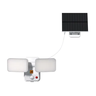 LUMINARIA SOLAR ORIENTABLE CABEZAL DOBLE CON SENSOR DE MOVIMIENTO - Vista 3