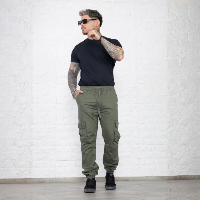 PCT3013 - P. Jogger Cargo Gabardina