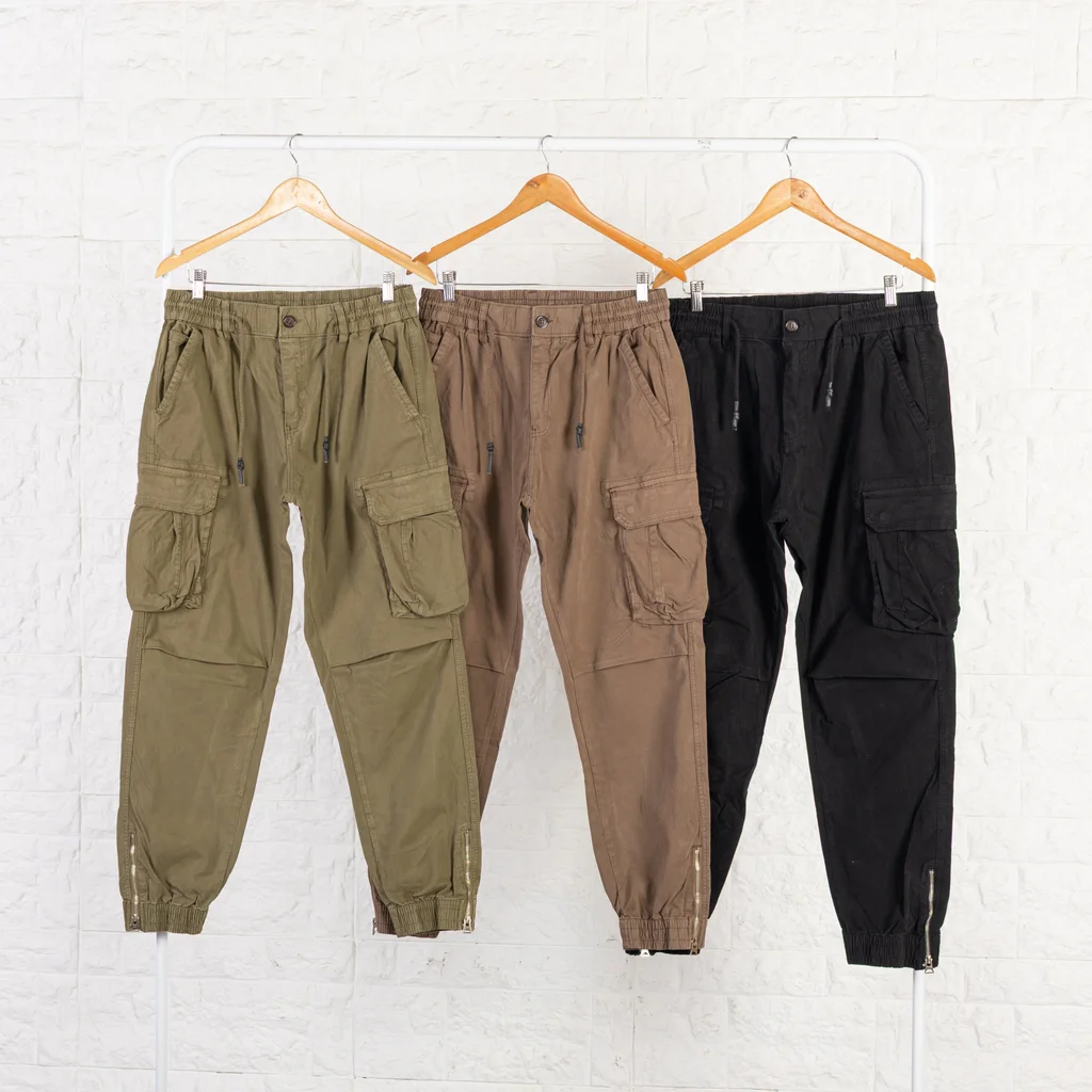 IMJ6220 - Pantalón Jogger Elastizado Cargo Cierre en Puño
