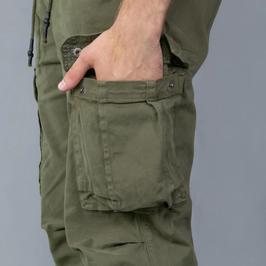 IMJ6220 - Pantalón Jogger Elastizado Cargo Cierre en Puño