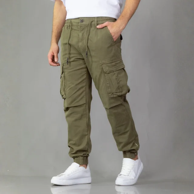 IMJ6220 - Pantalón Jogger Elastizado Cargo Cierre en Puño