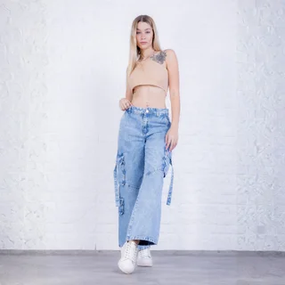 KPA0005 - P. Wide Leg Cargo - Vista 1