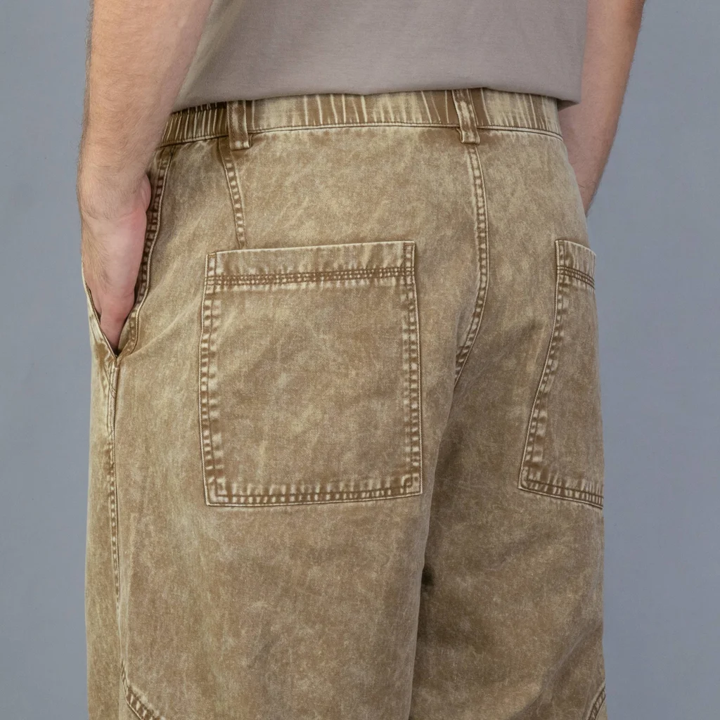 IMJ0230 - Pantalón Baggy Cintura con Elástico