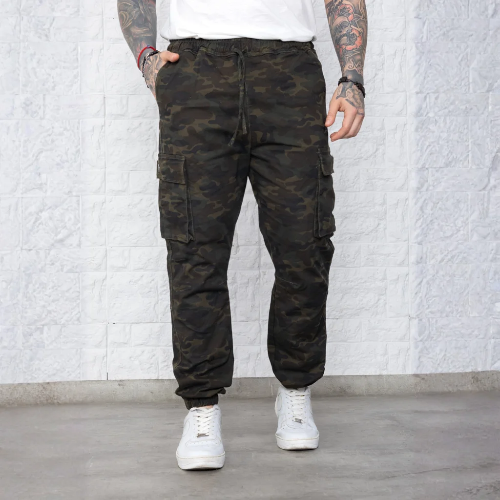 PES0624 - P. Jogger Camuflado Cargo Talle Especial