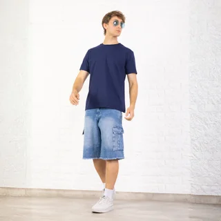 BER1128 - B. Baggy Cargo Deflecado - Vista 1