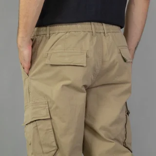 IMJ0119 - Pantalón Regular Fit Cargo Elastizado Cordón Regulable - Vista 5