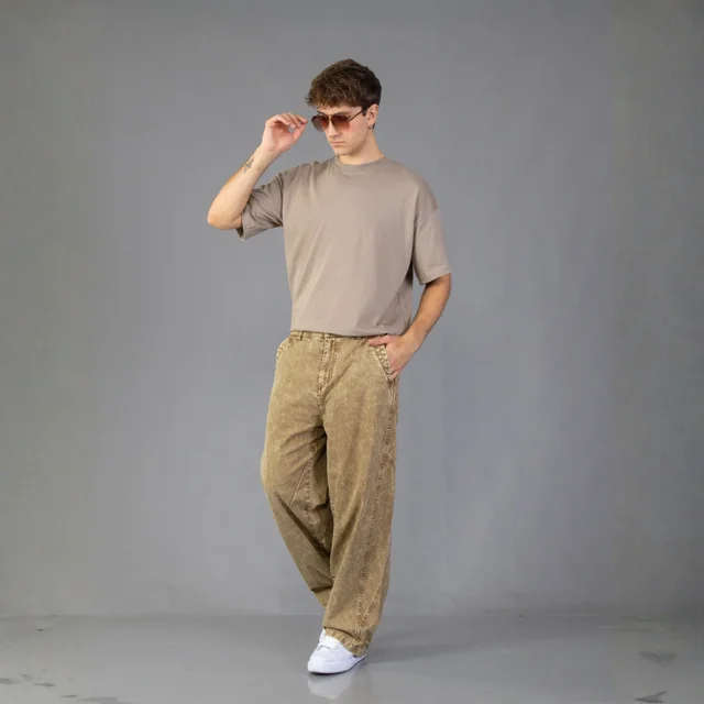 IMJ0230 - Pantalón Baggy Cintura con Elástico