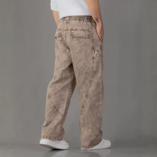 IMJ0228 - Pantalón Baggy Cargo Invisible Cintura con Elástico Ajustable - Vista 3