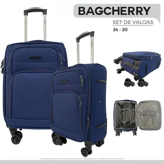 SET X 2 CHERRY TELA AZUL - Vista 1