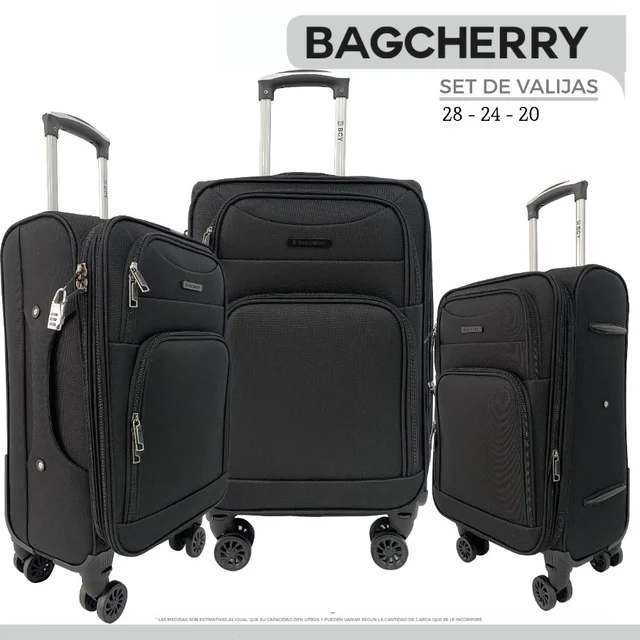 SET X3 VALIJAS BAGCHERRY