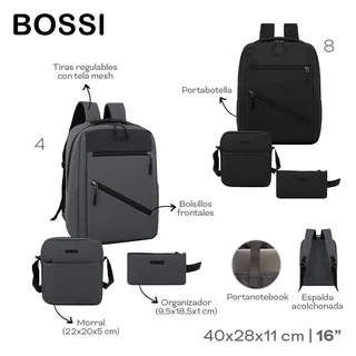 30365 SET MOCHILA+ORGANIZADOR+MORRAL - Vista 1