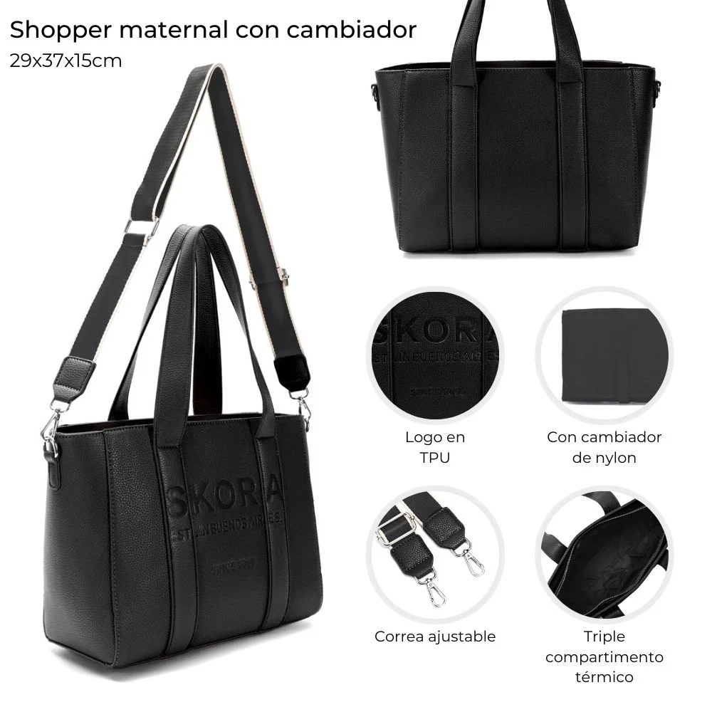 SHOPPER MATERNAL CON CAMBIADOR ART.44000