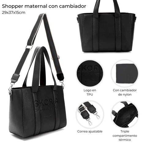 SHOPPER MATERNAL CON CAMBIADOR ART.44000