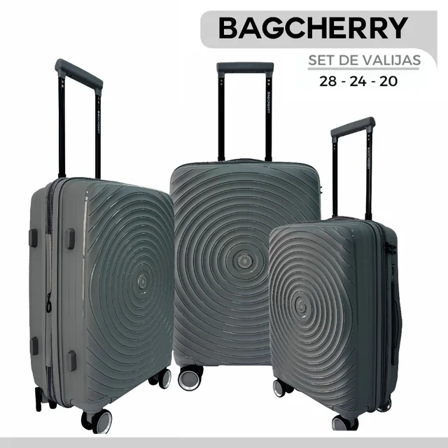 SET X 3 CHERRY PP GRIS OSCURO