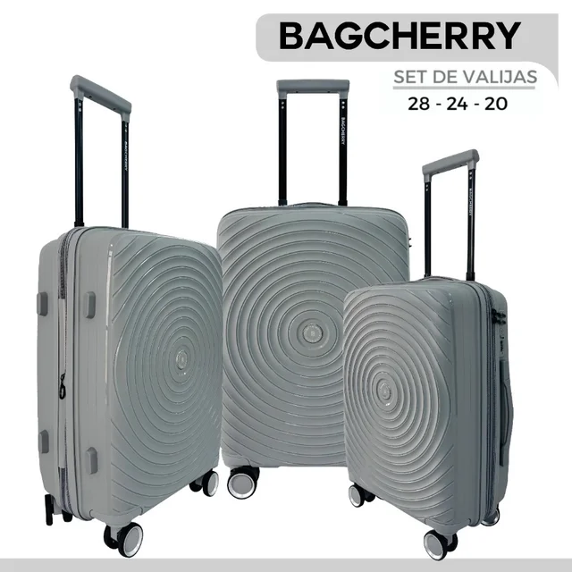 SET X 3 CHERRY PP GRIS CLARO