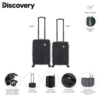 SET X2 VALIJAS CABINA DISCOVERY - Vista 1