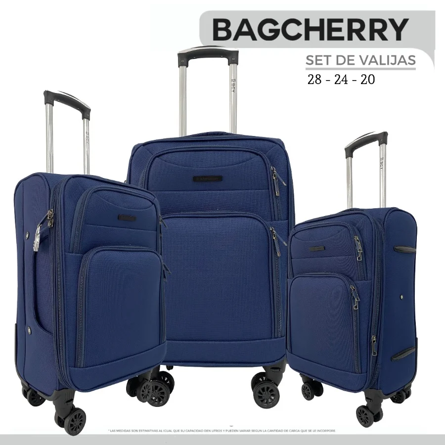 SET X3 VALIJAS BAGCHERRY