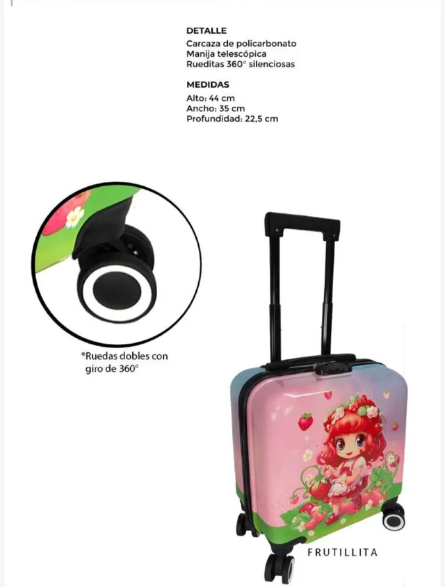 Valija infantil SQUASH