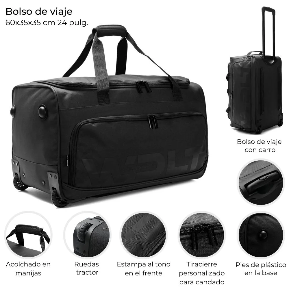 39370 BOLSO C/ RUEDAS Y CARRO
