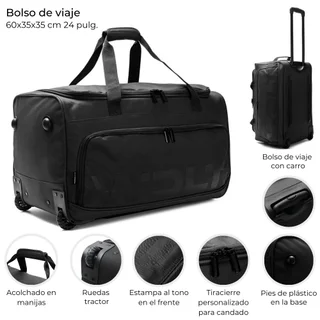 39370 BOLSO C/ RUEDAS Y CARRO - Vista 3